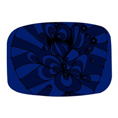 Blue 3 Zendoodle Mini Square Pill Box by Mazipoodles