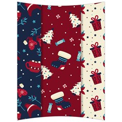 Flat Design Christmas Pattern Collection Art Back Support Cushion by Uceng