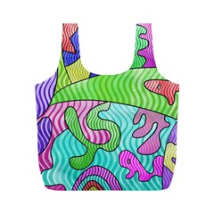Colorful Stylish Design Full Print Recycle Bag (m) by gasi