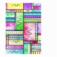 Colorful Pattern Small Garden Flag (two Sides) by gasi