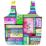 Colorful Stylish design Full Print Recycle Bag (XL) Back
