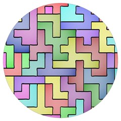 Colorful Stylish Design Round Trivet by gasi