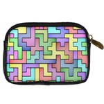 Colorful stylish design Digital Camera Leather Case Back