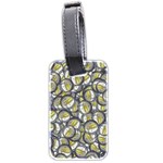 Gong Instrument Motif Pattern Luggage Tag (two sides) Back