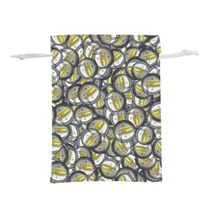 Gong Instrument Motif Pattern Lightweight Drawstring Pouch (l) by dflcprintsclothing