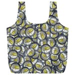 Gong Instrument Motif Pattern Full Print Recycle Bag (XXL) Back