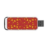 Background Pattern Texture Design Portable USB Flash (One Side) Front