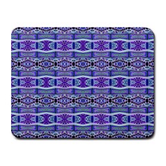 Vertical Striped Ornate Seamless Pattern Small Mousepad by dflcprintsclothing
