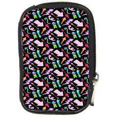 Retro Arrows Compact Camera Leather Case by Sparkle