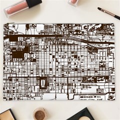 Antique Oriental Town Map  Cosmetic Bag (xxl) by ConteMonfrey