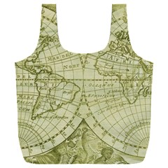Vintage Mapa Mundi  Full Print Recycle Bag (xxxl) by ConteMonfrey