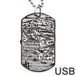 Old Civilization Dog Tag USB Flash (Two Sides) Front