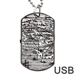 Old Civilization Dog Tag USB Flash (Two Sides) Back