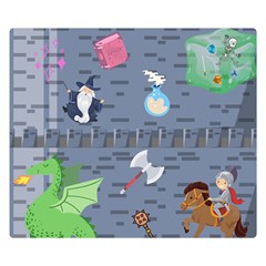 Dnd Premium Plush Fleece Blanket (small) by NerdySparkleGoth