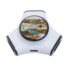 Alone On Gardasee, Italy  3-port Usb Hub by ConteMonfrey