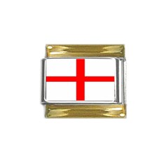 England Gold Trim Italian Charm (9mm) by tony4urban