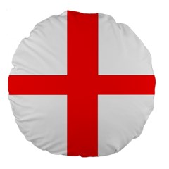 England Large 18  Premium Round Cushions by tony4urban