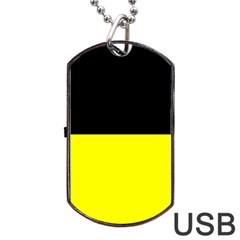 Kashubian Flag Dog Tag Usb Flash (two Sides) by tony4urban