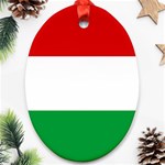 Hungary Oval Ornament (Two Sides) Front