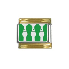 Hedmark Flag Gold Trim Italian Charm (9mm) by tony4urban