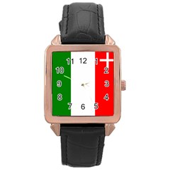 Neuchatel Rose Gold Leather Watch  by tony4urban