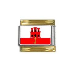 Gibraltar Gold Trim Italian Charm (9mm) by tony4urban