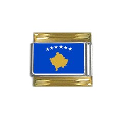 Kosovo Gold Trim Italian Charm (9mm) by tony4urban