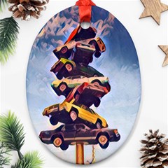 Berwyn Car Kebob Ornament (oval) by StarvingArtisan