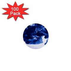 Moving Water And Ink 1  Mini Buttons (100 Pack)  by artworkshop