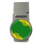 Background Pattern Texture Design Money Clips (Round)  Front