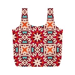 Geometric Pattern Seamless Abstract Full Print Recycle Bag (m) by danenraven