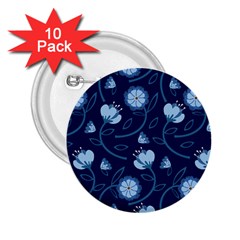 Flower 2 25  Buttons (10 Pack)  by zappwaits