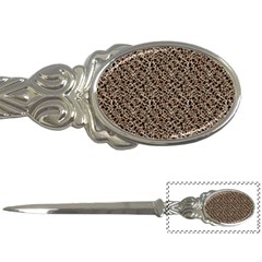 Brown Leopard Pattern Letter Opener by DinkovaArt
