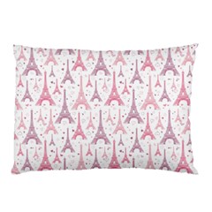 Eiffel Tower Pattern Wallpaper Pillow Case (two Sides) by Ravend