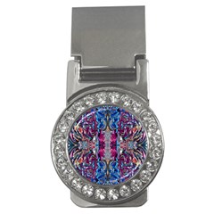 Abstract Blend Repeats Money Clips (cz)  by kaleidomarblingart