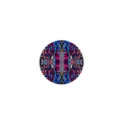 Abstract Blend Repeats 1  Mini Buttons by kaleidomarblingart