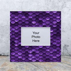 Purple Scales! White Box Photo Frame 4  X 6  by fructosebat