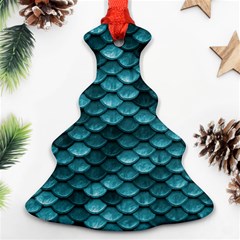 Teal Scales! Christmas Tree Ornament (two Sides) by fructosebat