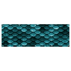 Teal Scales! Banner And Sign 12  X 4  by fructosebat