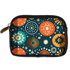 Abstract Pattern Digital Camera Leather Case by Jancukart