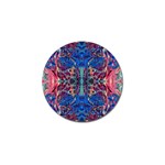 Cobalt arabesque Golf Ball Marker (10 pack) Front