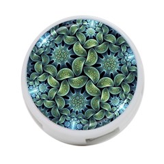 Digitalartflower 4-port Usb Hub (two Sides) by Sparkle