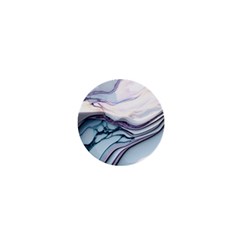 Marble Abstract White Pink Dark Art 1  Mini Magnets by Pakemis