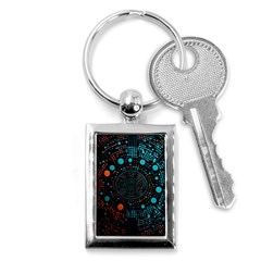 Big Data Abstract Abstract Background Key Chain (rectangle) by Pakemis
