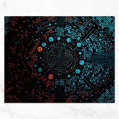 Big Data Abstract Abstract Background Rectangular Jigsaw Puzzl by Pakemis