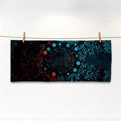 Big Data Abstract Abstract Background Hand Towel by Pakemis