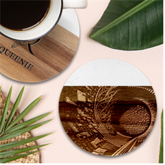 Big Data Abstract Abstract Background Backgrounds Marble Wood Coaster (round) by Pakemis