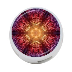 Fractal Abstract Artistic 4-port Usb Hub (one Side) by Ravend