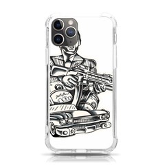 Scarface Movie Traditional Tattoo Iphone 11 Pro 5 8 Inch Tpu Uv Print Case by tradlinestyle