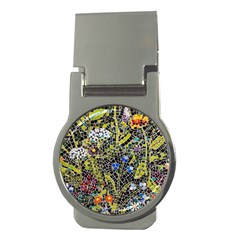 Mosaic Background Pattern Texture Money Clips (round)  by Ravend